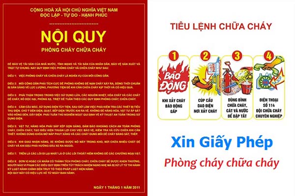 Chi phí làm giấy phép phòng cháy chữa cháy