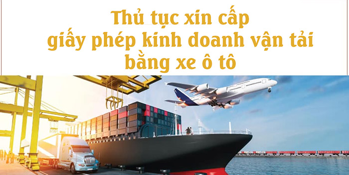 Giấy phép kinh doanh vận tải bằng xe ô tô