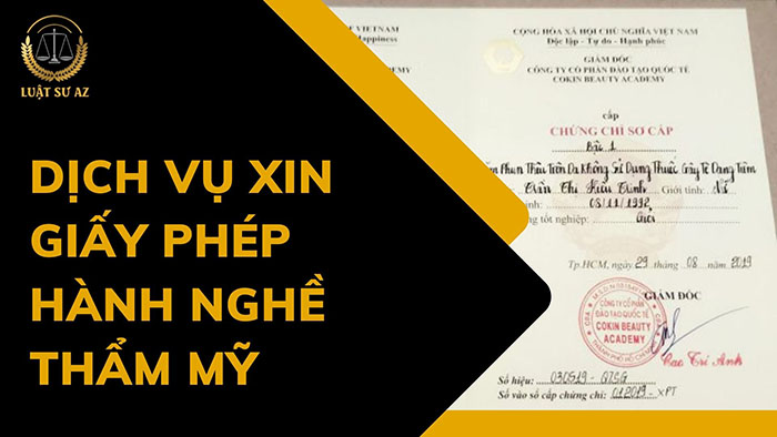 Giấy phép hành nghề thẩm mỹ