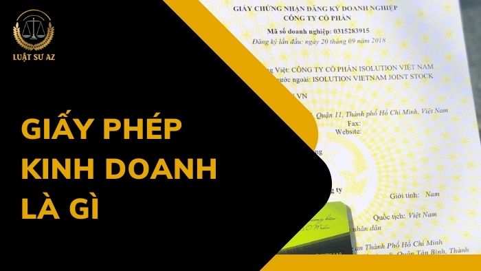 Giấy phép đăng ký kinh doanh là gì
