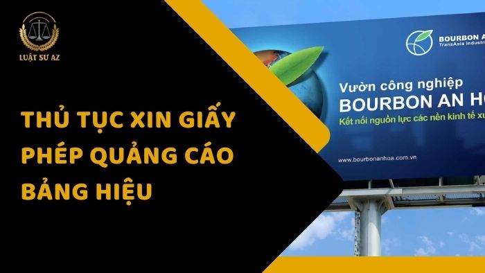 Thủ tục xin giấy phép quảng cáo bảng hiệu